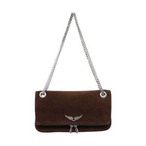 Zadig&Voltaire Women Rock Ii Suede Pouch Bag